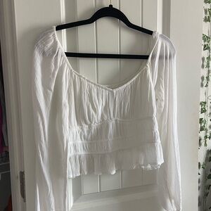 long sleeve hollister blouse